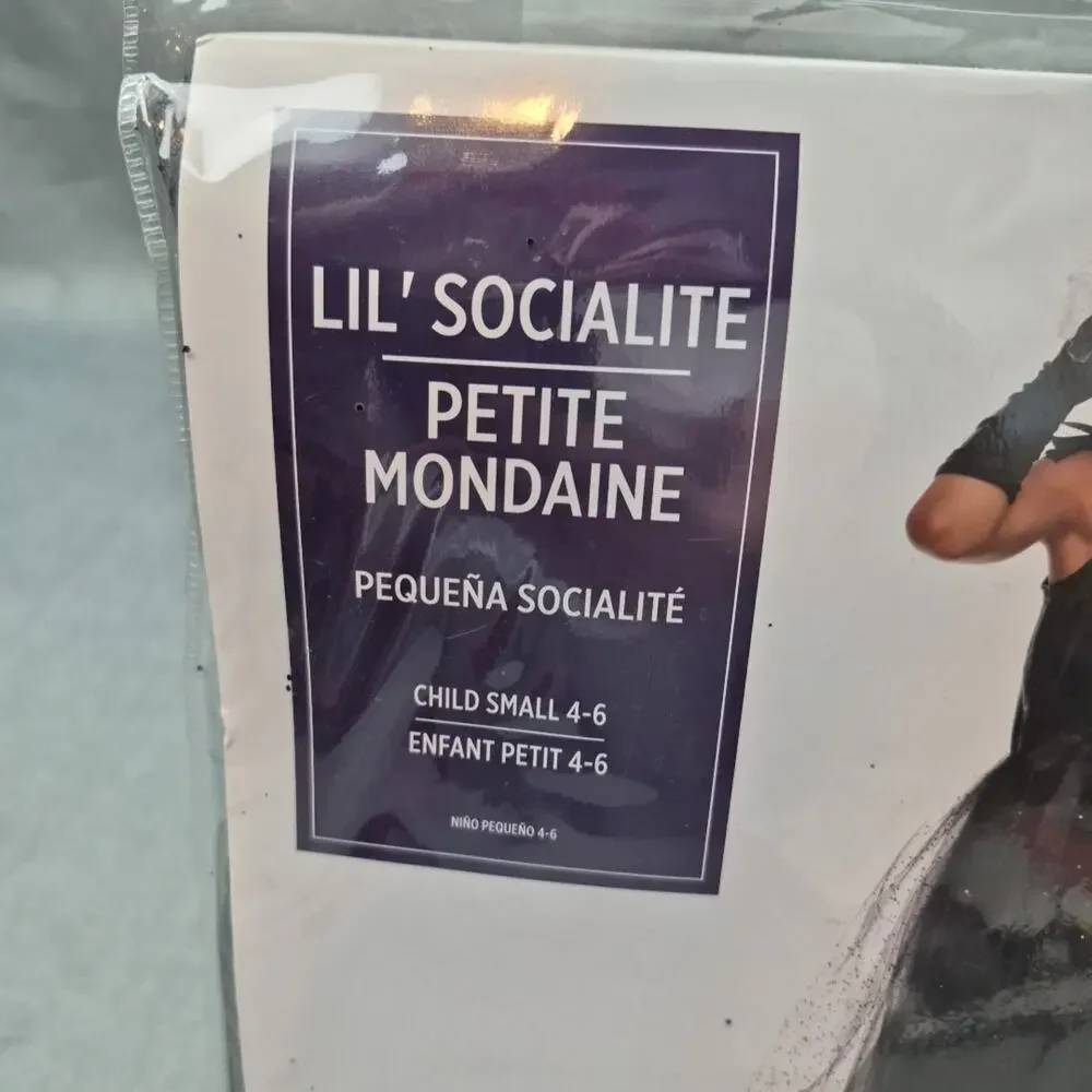 Lil Socialite Girl Breakfast at Tiffany's Costume Dress Up Pretend Play 4-6
